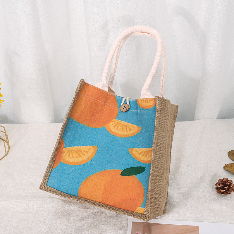 China Laminated Organic Nguo Jute Bag Manufacture uye Factory Precise
